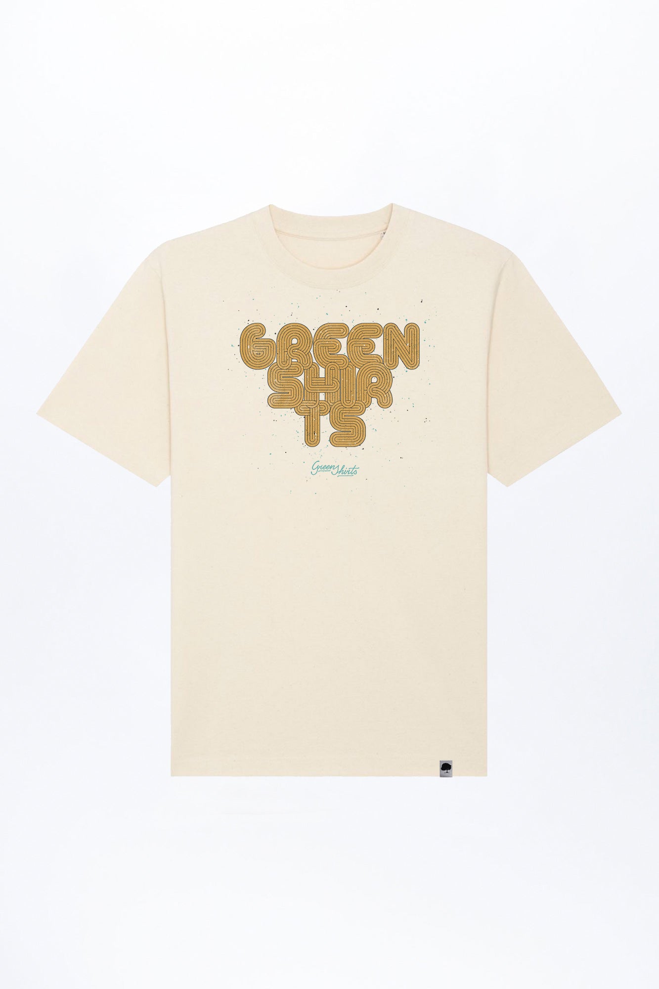 M-STTU788-T-Shirt-aus-Bio-Baumwolle-mit-Druck-Green-Shirts-TS-Natural-Raw