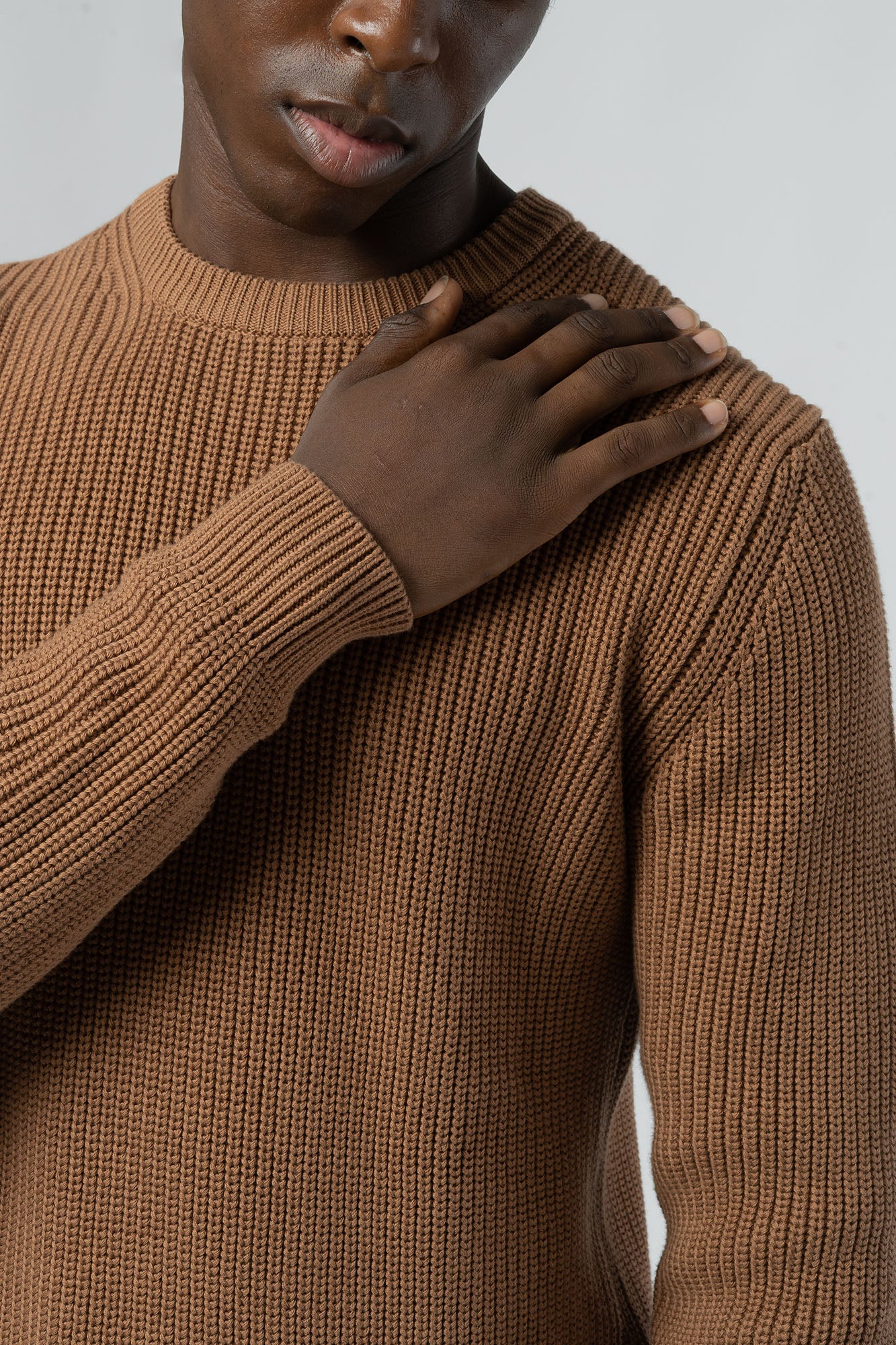 M-Strickpullover-aus-Bio-Baumwolle-Bio-Fair-Kleidung-Camel-Detail2
