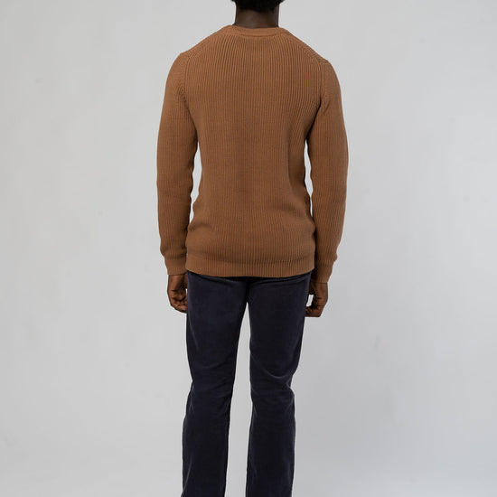 M-Strickpullover-aus-Bio-Baumwolle-Bio-Fair-Kleidung-Camel-Hinten