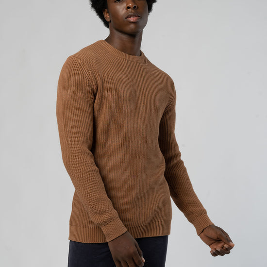 M-Strickpullover-aus-Bio-Baumwolle-Bio-Fair-Kleidung-Camel-Seite
