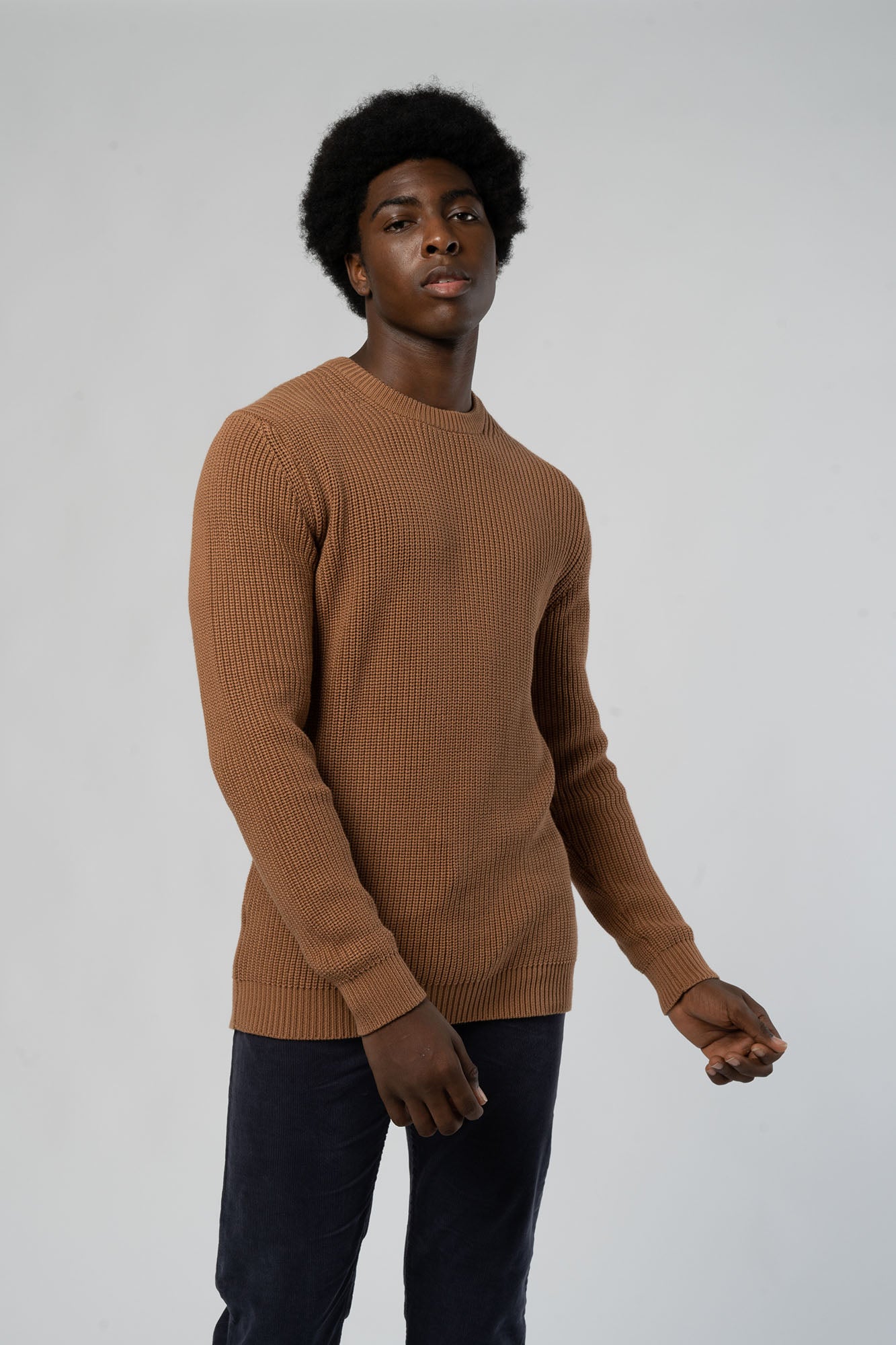 M-Strickpullover-aus-Bio-Baumwolle-Bio-Fair-Kleidung-Camel-Seite