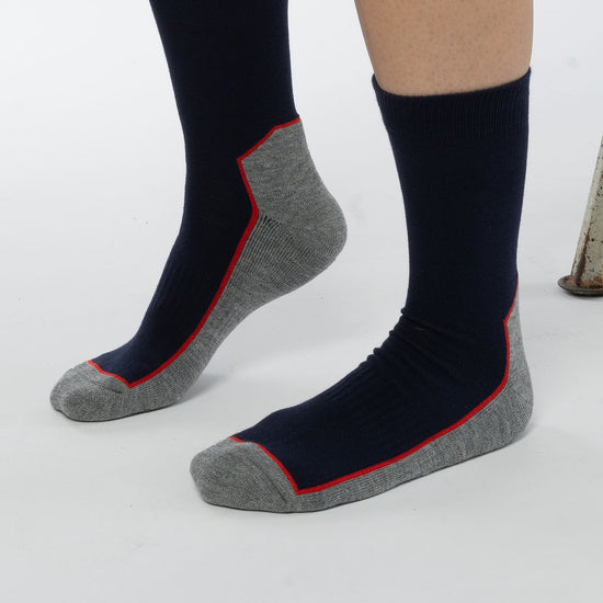M-Wandersocken-aus-Bio-Baumwolle-Wolle-Fair-Trade-Fashion-Frauen-Grey-Melange-Vorne