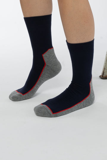 M-Wandersocken-aus-Bio-Baumwolle-Wolle-Fair-Trade-Fashion-Frauen-Grey-Melange-Vorne