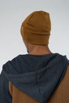 M-Zip-Hoodie-aus-Bio-Baumwolle-recyceltem-Polyester-Mode-Online-Shop-Rubber-Brown-Heather-Dark-Ocean-Blue-Heather-Detail-Hinten