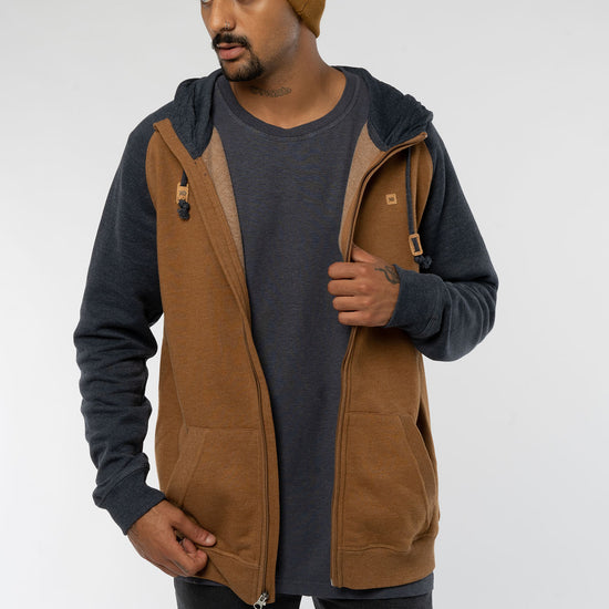 M-Zip-Hoodie-aus-Bio-Baumwolle-recyceltem-Polyester-Mode-Online-Shop-Rubber-Brown-Heather-Dark-Ocean-Blue-Heather-VornevvjUzzShJQr5p