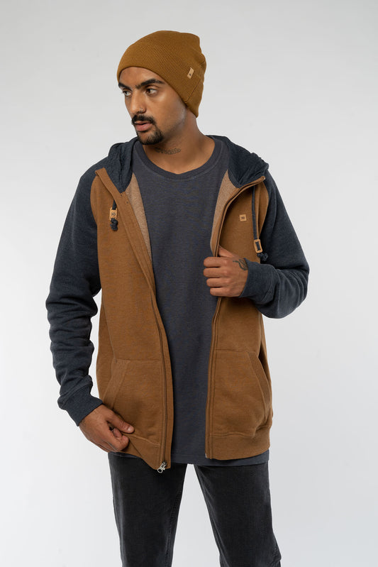 M-Zip-Hoodie-aus-Bio-Baumwolle-recyceltem-Polyester-Mode-Online-Shop-Rubber-Brown-Heather-Dark-Ocean-Blue-Heather-VornevvjUzzShJQr5p