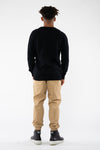 M-mw-200-310-Leichter-Strickpullover-aus-Bio-Baumwolle-Natur-Mode-GUPTA-Black-Hinten