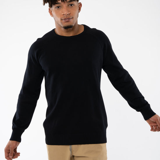 M-mw-200-310-Leichter-Strickpullover-aus-Bio-Baumwolle-Natur-Mode-GUPTA-Black-Vorne
