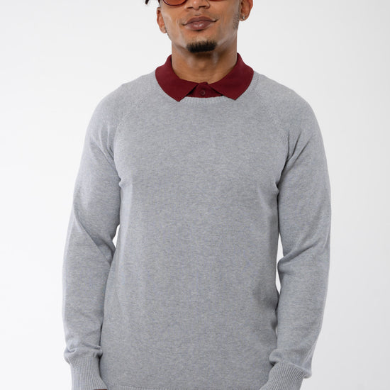M-mw-200-310-Leichter-Strickpullover-aus-Bio-Baumwolle-Natur-Mode-RIZZER-Grey-Blend-Vorne