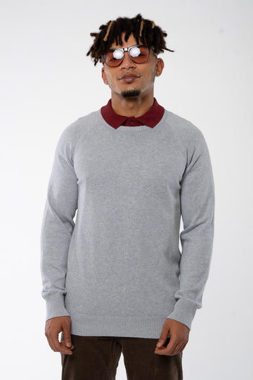 M-mw-200-310-Leichter-Strickpullover-aus-Bio-Baumwolle-Natur-Mode-RIZZER-Grey-Blend-Vorne