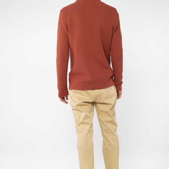 M-mw-252-301-MAGESH-Rippstrickpullover-aus-Bio-Baumwolle-Fair-Gehandelte-T-Shirts-Herren-RESSEN-Henna-Hinten