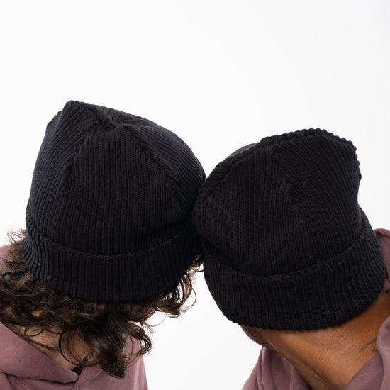STAU771-fisherman-beanie-aus-bio-baumwolle-fair-Black-Hinten