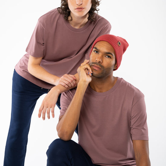 STAU771-fisherman-beanie-aus-bio-baumwolle-fair-Red-Earth-Vorne