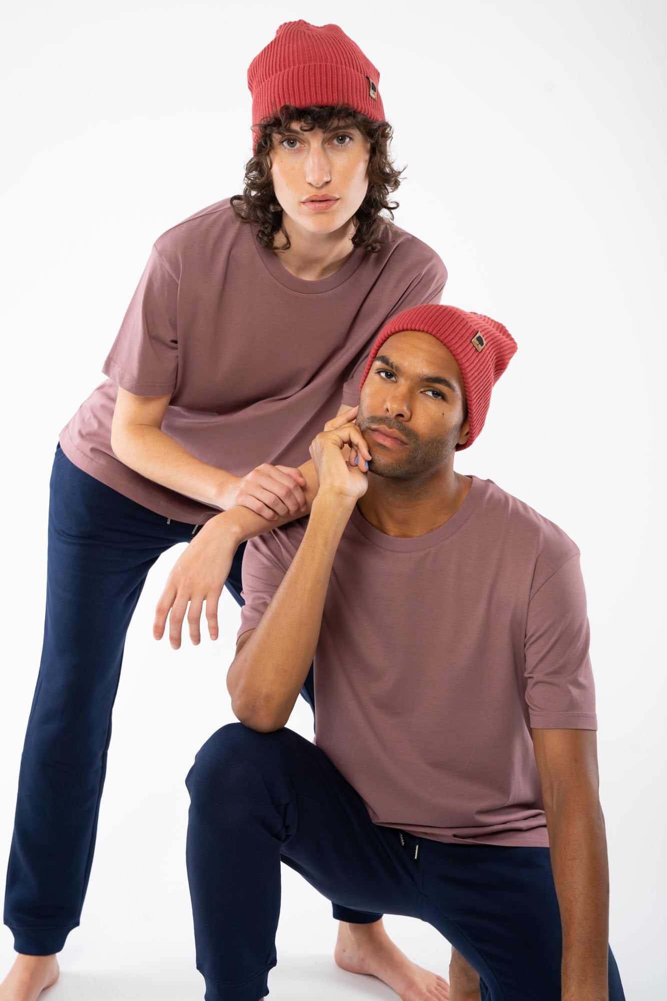 STAU771-fisherman-beanie-aus-bio-baumwolle-fair-Red-Earth-Vorne