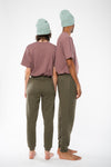 STBM569-jogginghose-aus-bio-baumwolle-oeko-mode-online-unisex-Khaki-Hinten