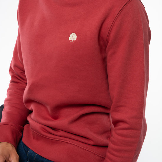 STSU823-sweater-fuer-maenner-crew-neck-bio-Red-Earth-detail