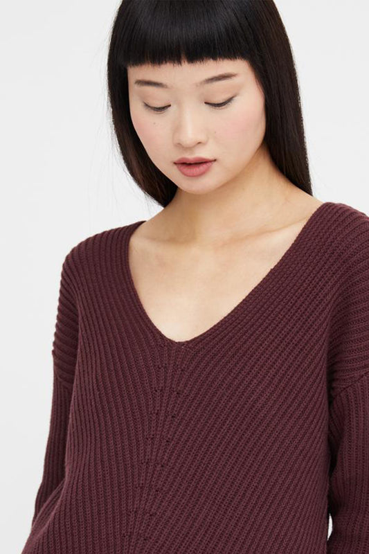 Cotton V-Neck Sweater