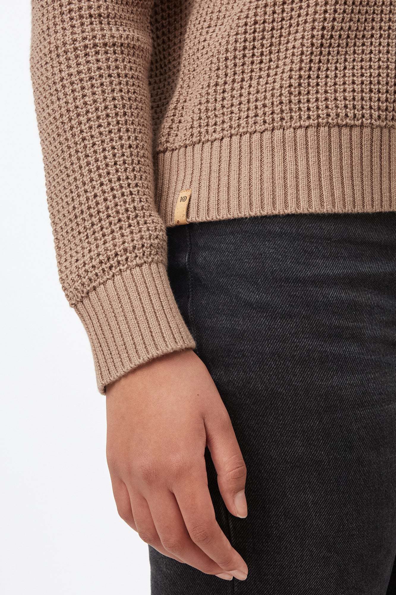 TCW2715-crew-sweater-oekomode-foxtrot-brown-side