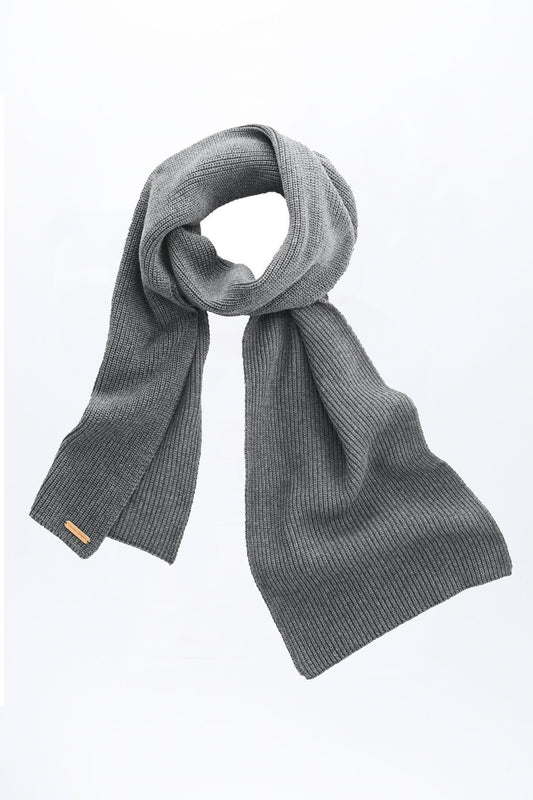 U-23107-FERRARA-Schal-aus-Bio-Baumwolle-Fair-Trade-Kleidung-Onlineshop-EICKUH-Grey-Melange-Vorne