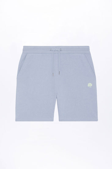 U-STBU578-Kurze-Jogginghose-aus-Bio-Baumwolle-Fair-Trade-Kleidung-Onlineshop-Unisex-SONTJE-Serene-Blue-Vorne