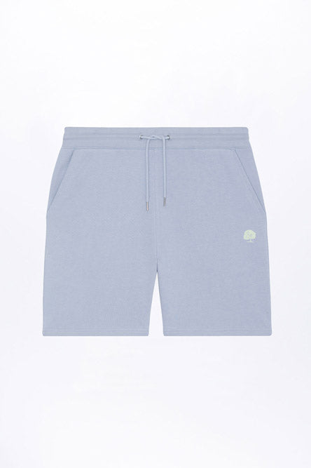 U-STBU578-Kurze-Jogginghose-aus-Bio-Baumwolle-Fair-Trade-Kleidung-Onlineshop-Unisex-SONTJE-Serene-Blue-Vorne