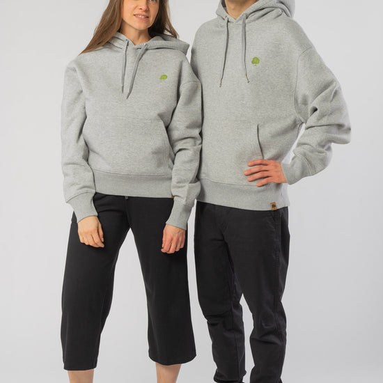 U-STSU856-Boxy-Hoodie-aus-Bio-Baumwolle-Bio-Baumwolle-Kleidung-Unisex-SAIGA-Heather-Grey-Vorne3
