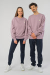 U-STSU857-Boxy-Sweatshirt-aus-Bio-Baumwolle-Fair-Produzierte-Mode-Unisex-NALU-Lilac-Petal-Vorne2