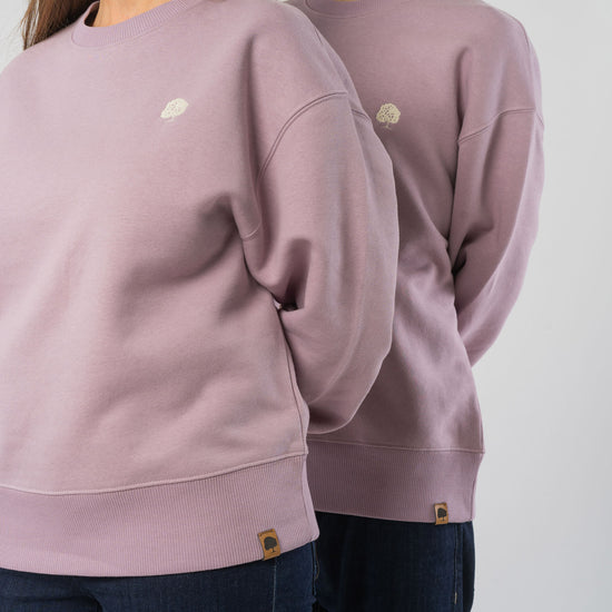 U-STSU857-Boxy-Sweatshirt-aus-Bio-Baumwolle-Fair-Produzierte-Mode-Unisex-NALU-Lilac-Petal-Vorne5