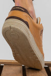 U-UX-68-Schuhe-aus-Recyceltes-Polyester-Faire-Trade-Unisex-ARENA-Caramel-Hinten