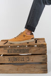U-UX-68-Schuhe-aus-Recyceltes-Polyester-Faire-Trade-Unisex-ARENA-Caramel-Vorne
