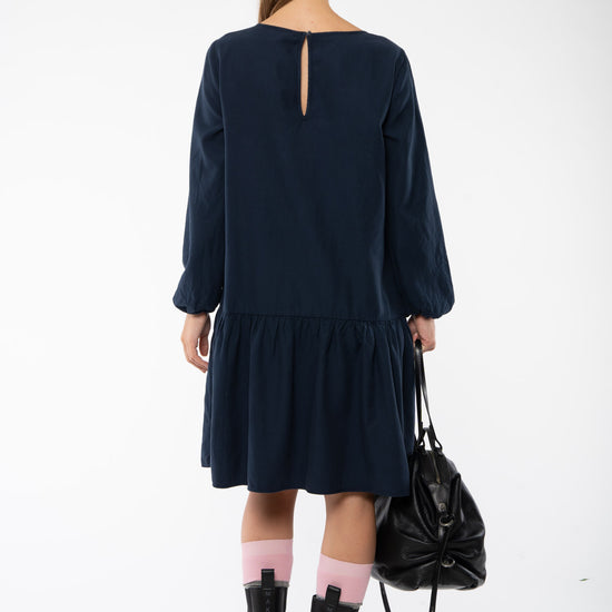W-105013-NEPETA-Webkleid-aus-Tencel-Mode-Onlineshop-VALPARES-Dark-Navy-Hinten