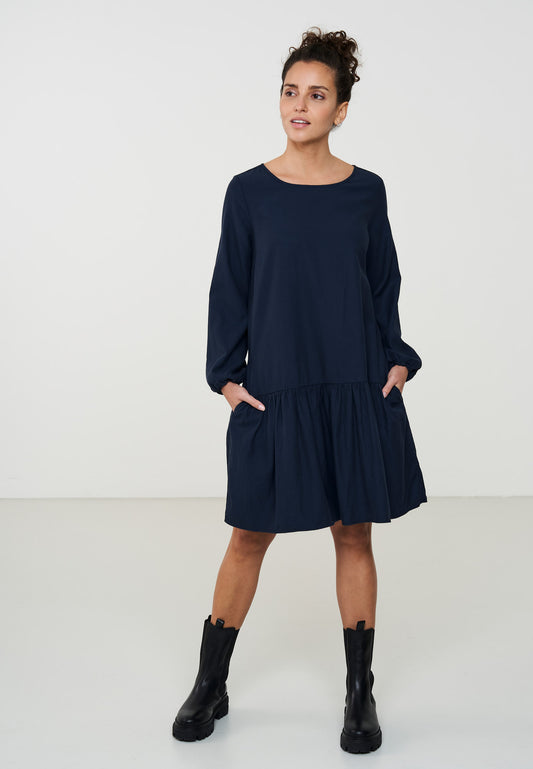 NEPETA aus Tencel in Dark Navy, Vorderansicht