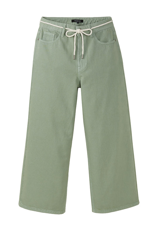 W-106008-ERICA-Hose-aus-Bio-Baumwolle-Kleidung-Fair-Trade-Bio-Frauen-JOINA-Leaf-Green-Vorne