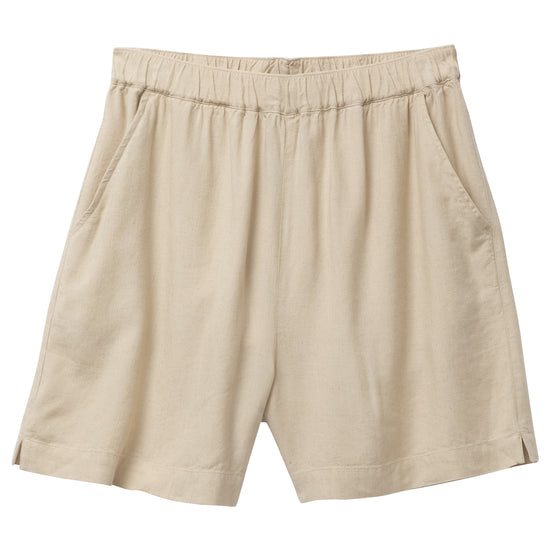 W-106027-FIR-Shorts-aus-ECOVERO-Online-Mode-Shop-BENKK-Oat-Milk-Vorne5