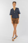 W-2050f-Micro-Chino-Shorts-aus-Bio-Baumwolle-Oeko-Klamotten-Frauen-ALDONNA-Braun-Vorne4