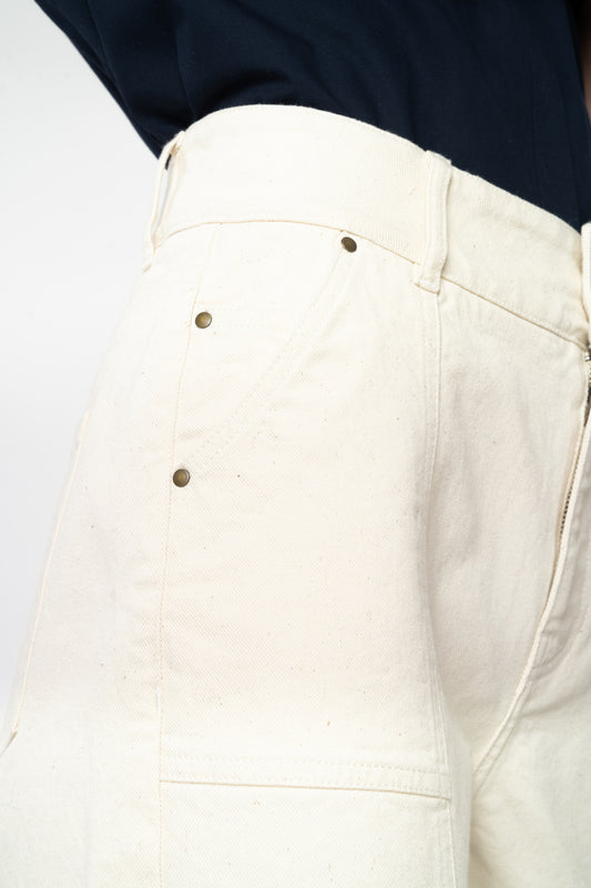JULEMI Jeans für Damen aus Bio Baumwolle in Natural, Seitenansicht