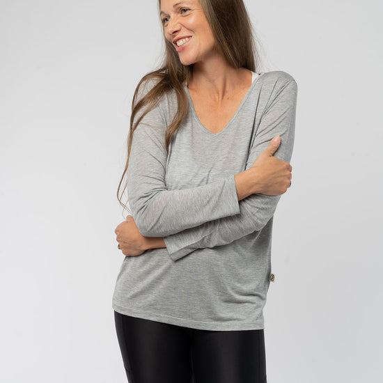 W-365-TENCEL-TM-Longsleeve-Damen-aus-Bio-Baumwolle-TENCEL-TM-Mode-Online-Shop-Grey-Melange-Vorne