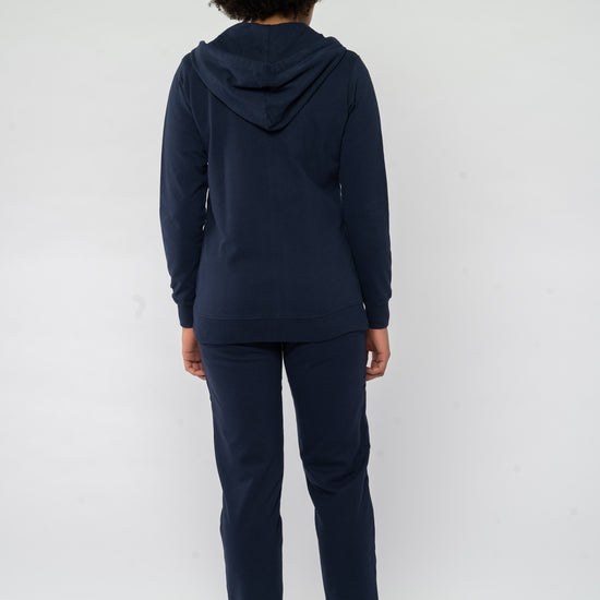 W-63241-LAMINA-Kapuzenjacke-aus-Bio-Baumwolle-Oeko-Mode-Frauen-ZELENKA-Navy-Hinten