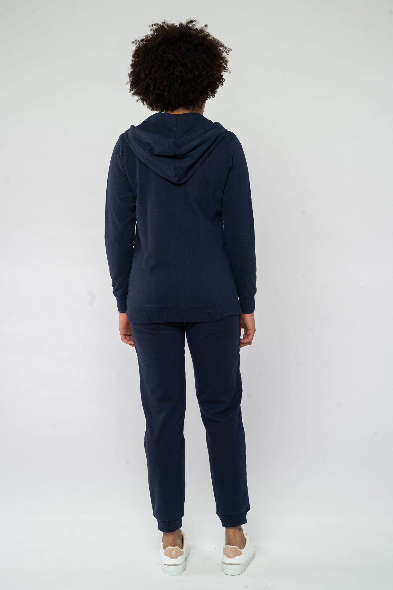 W-63241-LAMINA-Kapuzenjacke-aus-Bio-Baumwolle-Oeko-Mode-Frauen-ZELENKA-Navy-Hinten