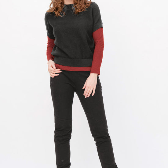 W-63879-HILLA-Longsleeve-Shirt-aus-Bio-Baumwolle-Kleidung-Bio-Baumwolle-MITROBELL-Burnt-Brick-Vorne3