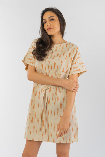 W-A007UE-Christabel-Ikat-Dress-aus-Bio-Baumwolle-Oeko-Mode-Frauen-SCOTIA-Fog-and-Autumn-Leaf-Vorne3
