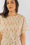 W-A007UE-Christabel-Ikat-Dress-aus-Bio-Baumwolle-Oeko-Mode-Frauen-SCOTIA-Fog-and-Autumn-Leaf-Vorne5