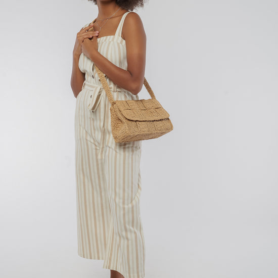 W-C057UG-Rena-Gestreifter-Jumpsuit-aus-Bio-Baumwolle-Fairtrade-Klamotten-Frauen-MEREVI-Stone-Stripe-Vorne20302