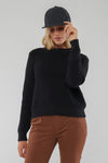W-Crew-Standard-Knit-Sweater-Bio-Baumwolle-Frauen-Jet-Black-Vorne2