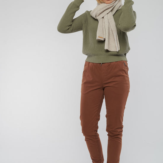 W-Crew-Standard-Knit-Sweater-Bio-Baumwolle-Frauen-Lichen-Green-Style