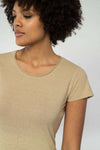 W-DH216OEB-T-Shirt-fuer-Frauen-Klassich-Hanf-GOBI-Detail