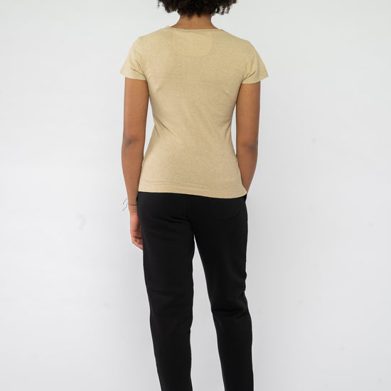 W-DH216OEB-T-Shirt-fuer-Frauen-Klassich-Hanf-GOBI