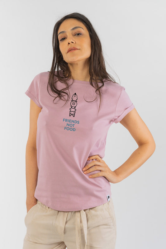 Friends not Food T-Shirt für Frauen