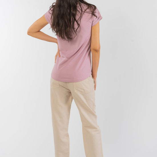 W-EP16-Rolled-Sleeve-T-Shirt-aus-Bio-Baumwolle-Fair-Clothes-Frauen-CALVINE-Purple-Rose-Vorne2