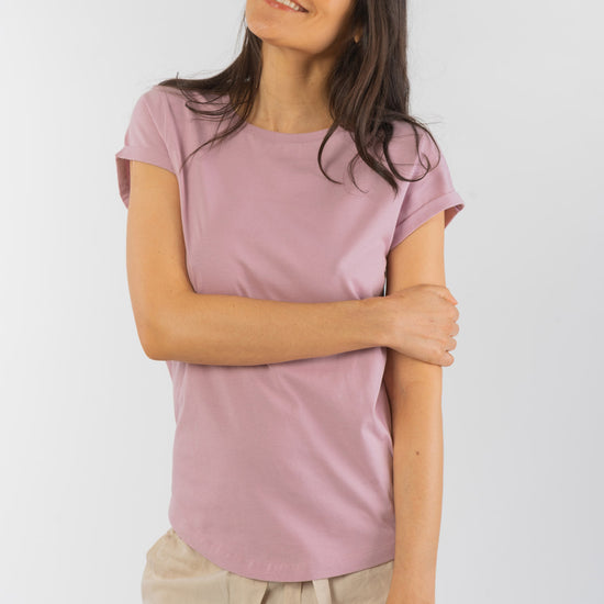 W-EP16-Rolled-Sleeve-T-Shirt-aus-Bio-Baumwolle-Fair-Clothes-Frauen-CALVINE-Purple-Rose-Vorne3